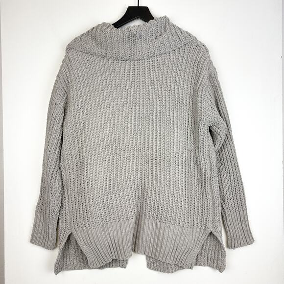 NWOT VICI Thick Chenille Open Cardigan Sweater Gray Soft - Size S - Picture 6 of 8